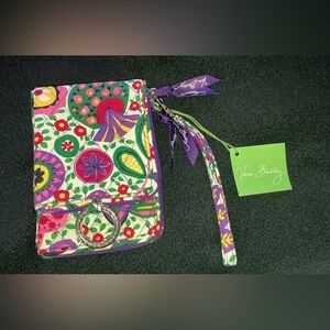 Vera Bradley VIVA LA VERA DOUBLE ID WRISTLET Wallet School College Travel NWT